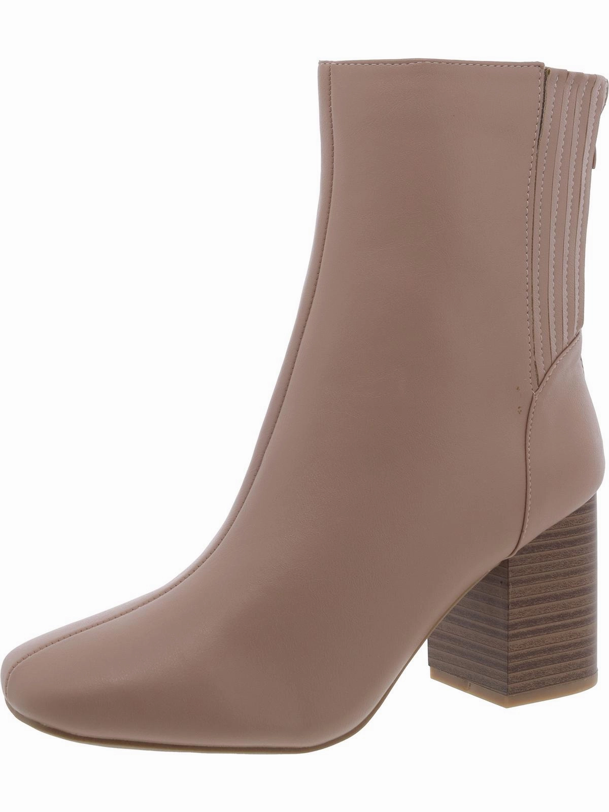 Womens Faux Leather Stretch Ankle Boots Womens Winter Boots promo deal