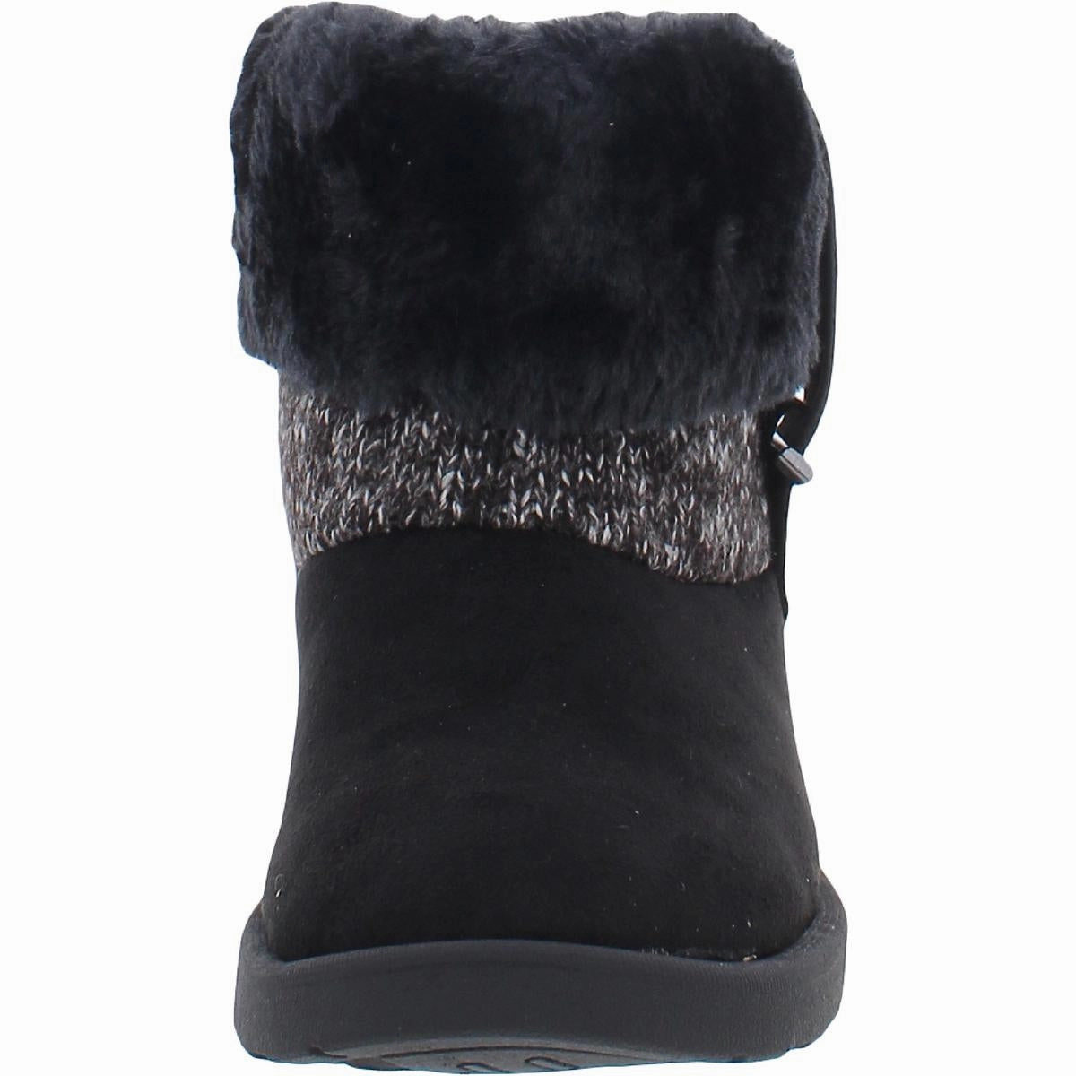 Womens Faux Suede Ankle Winter & Snow Boots