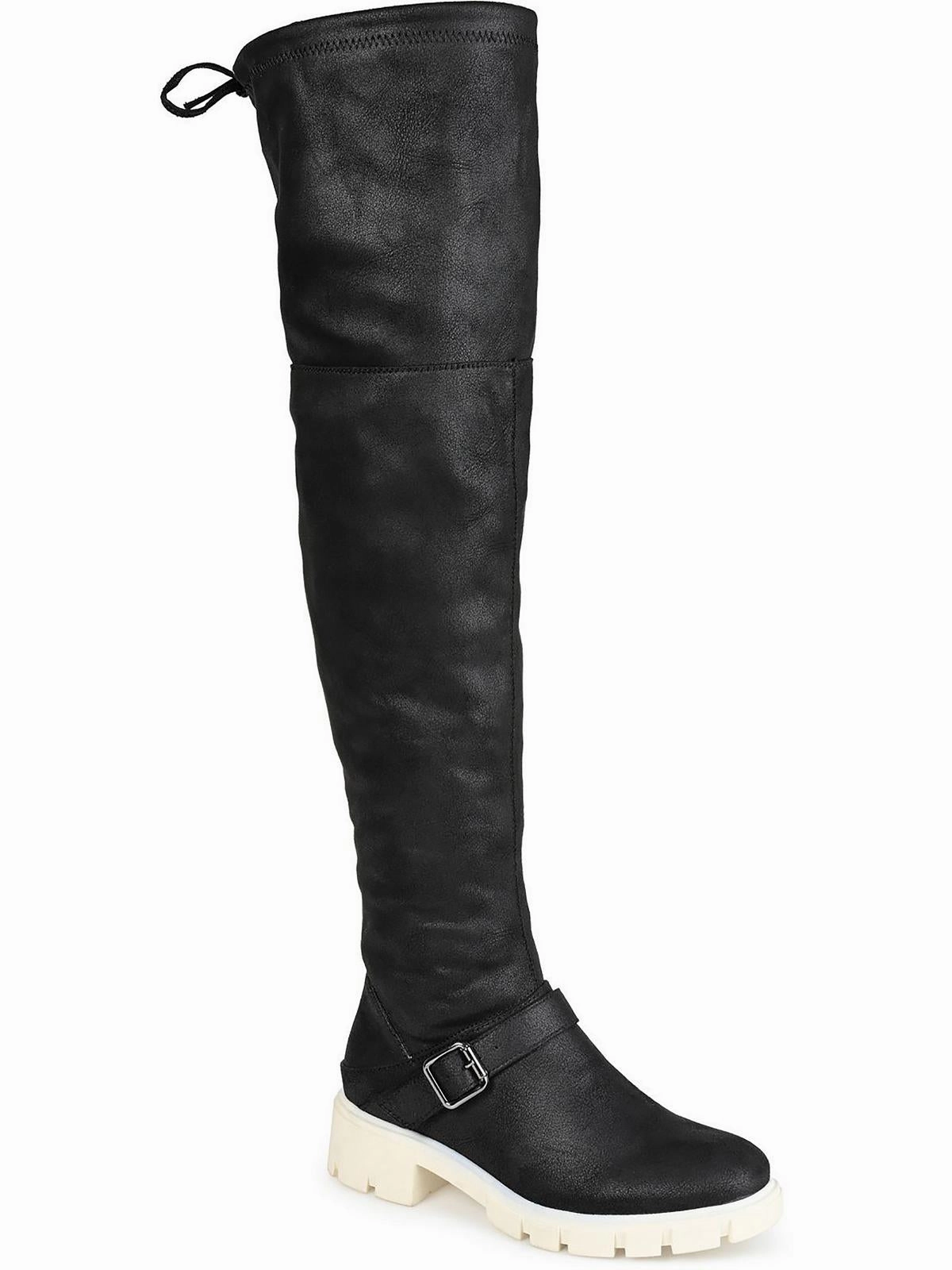 Womens Faux Suede Thigh-High Boots Buy Womens Boots online cheap