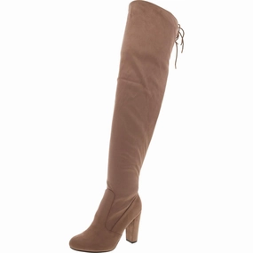Womens Faux Suede Zipper Over-The-Knee Boots High-quality Womens Boots discount