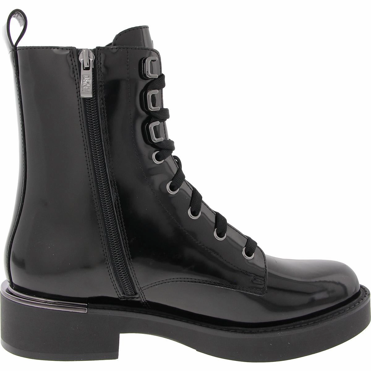 Womens Lace-Up Manmade Combat & Lace-Up Boots