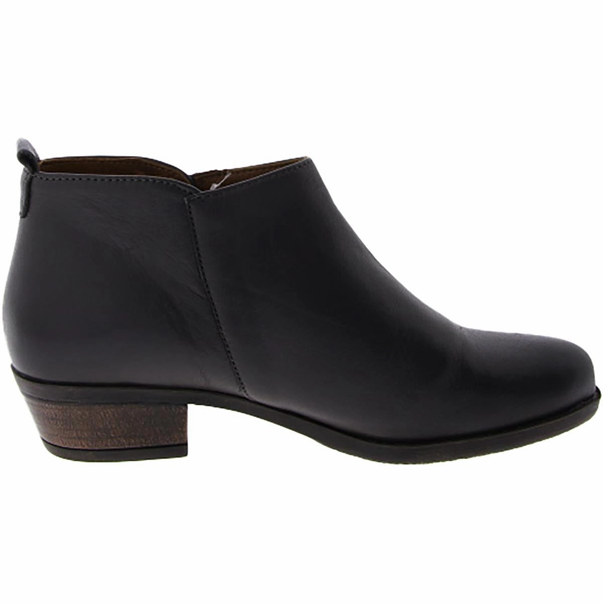 Womens Leather Comfort Booties