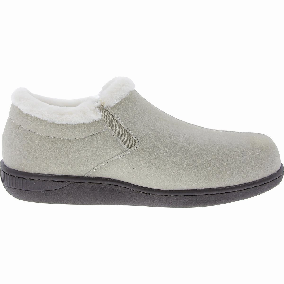 Womens Lined Suede Bootie Slippers