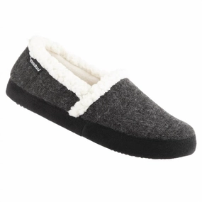 Womens Microsuede Marisol Closed Back Slipper In Black Cozy Womens Slippers discount