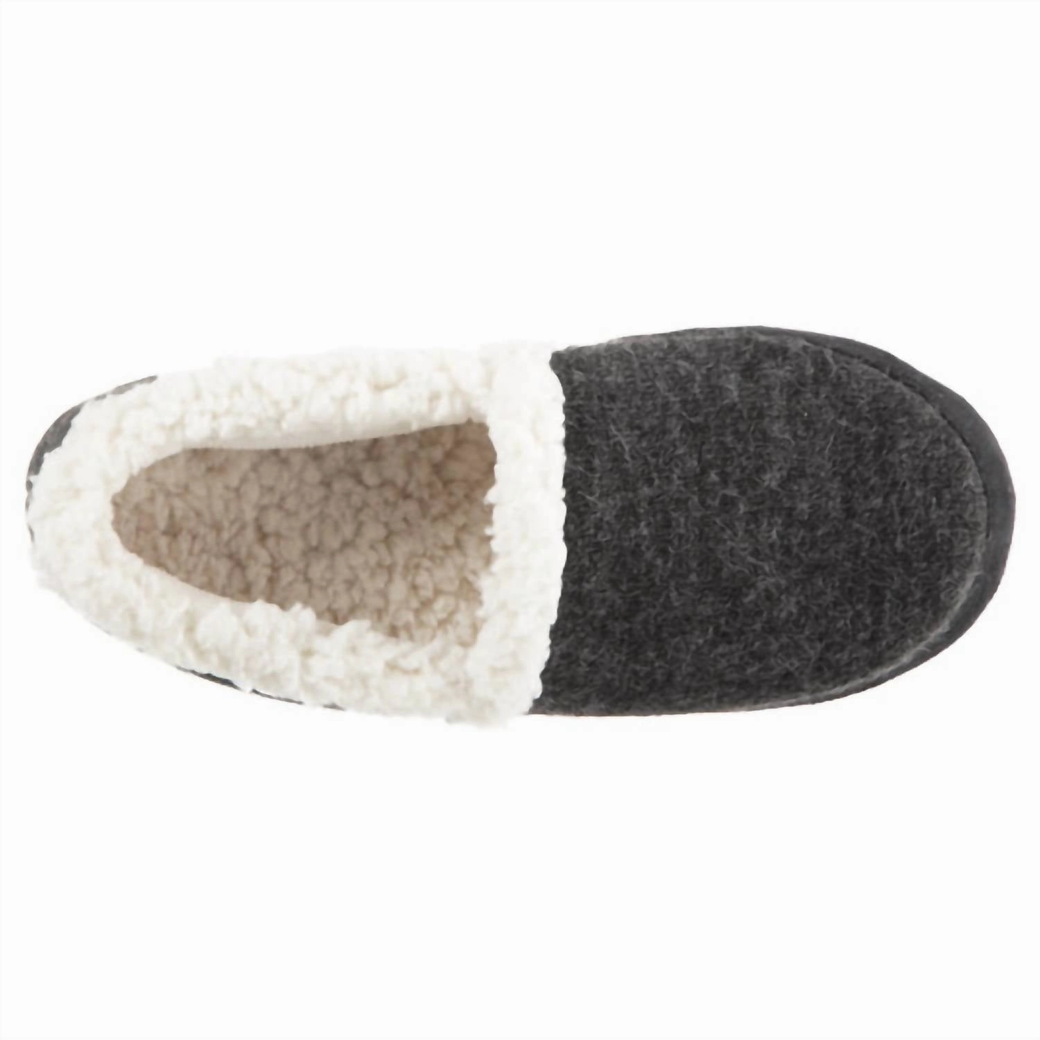 Womens Microsuede Marisol Closed Back Slipper In Black