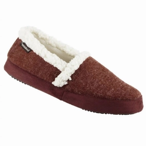 Womens Microsuede Marisol Closed Back Slipper In Chili Cozy Womens Slippers discount