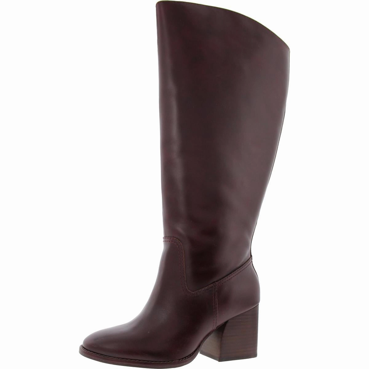 Womens Ombre Leather Knee-High Boots