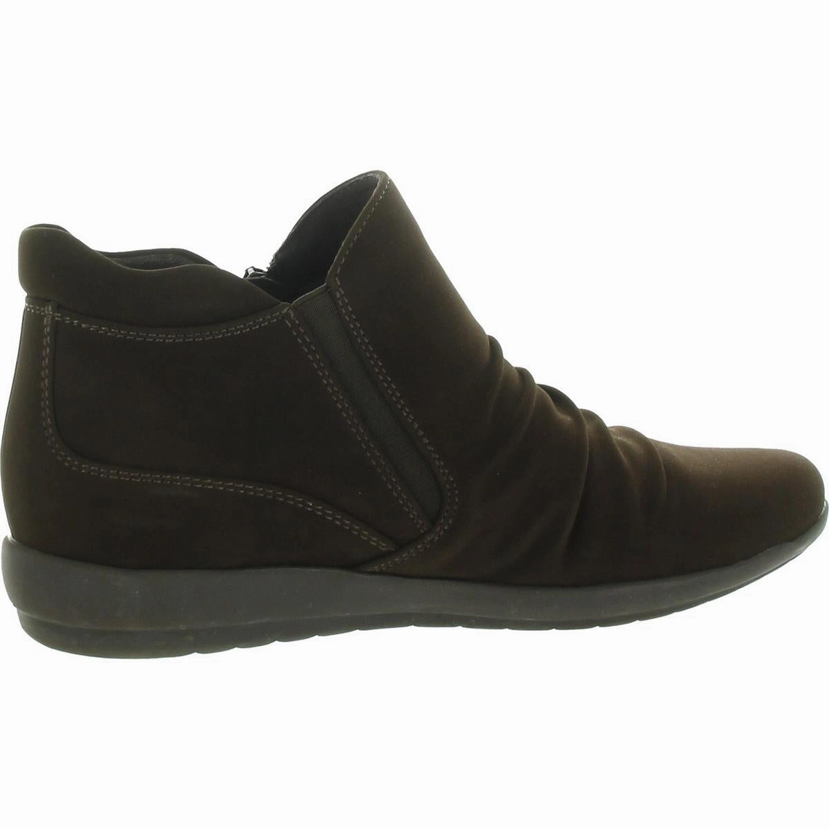 Womens Ruched Man Made Booties