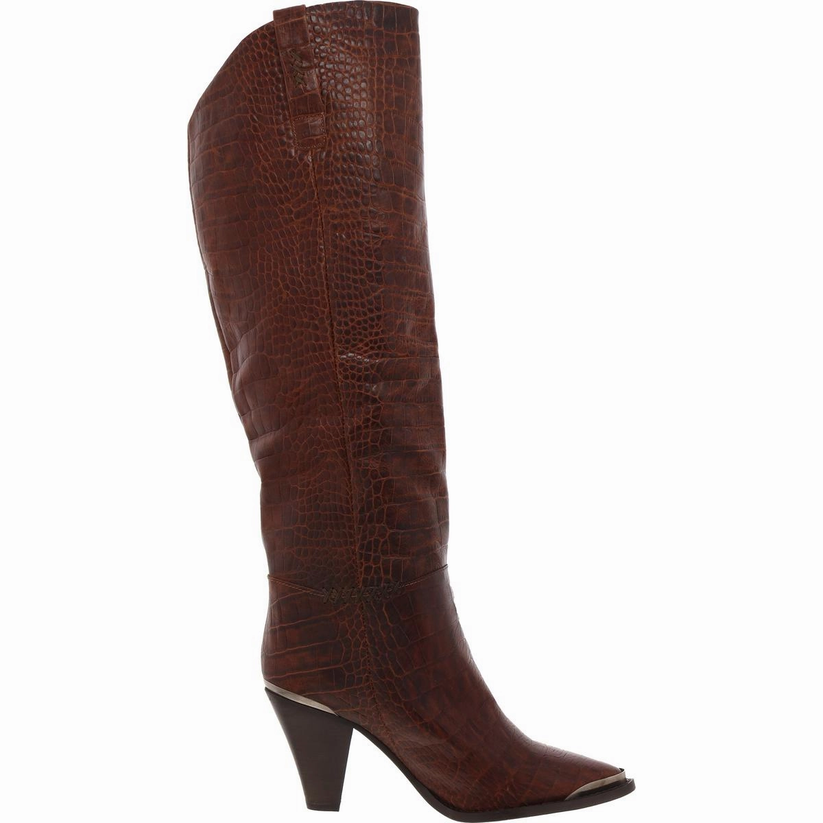 Womens Snake Print Over-The-Knee Boots