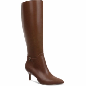 Womens Solid Man Made Knee-High Boots Sale on Womens Trendy Boots
