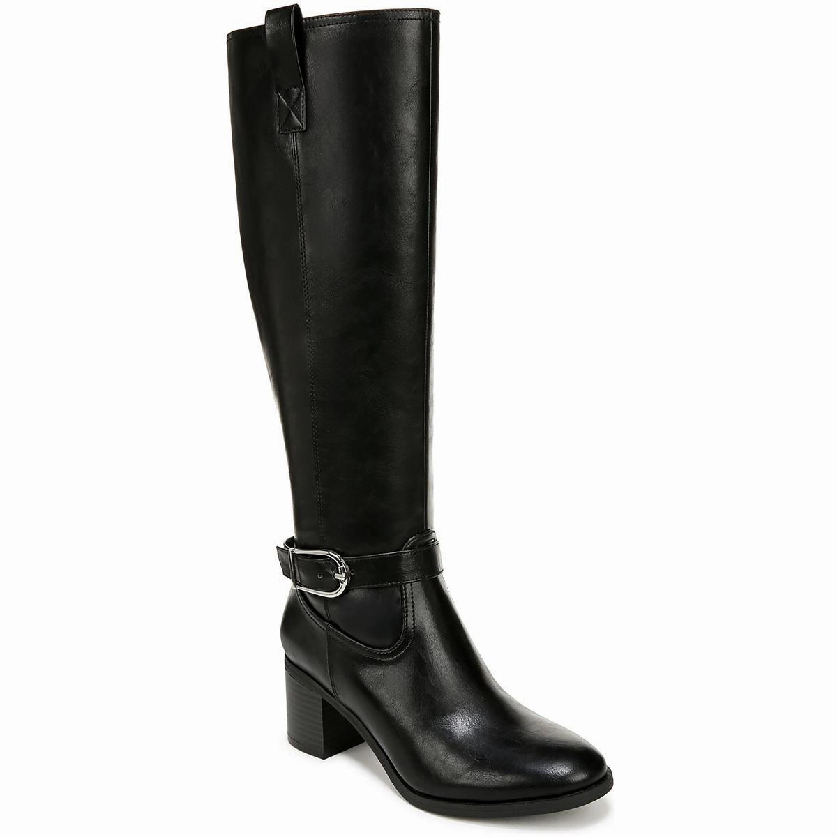 Womens Solid Man Made Knee-High Boots