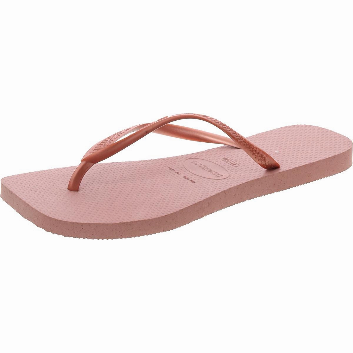 Womens Square Toe Thong Flip-Flops