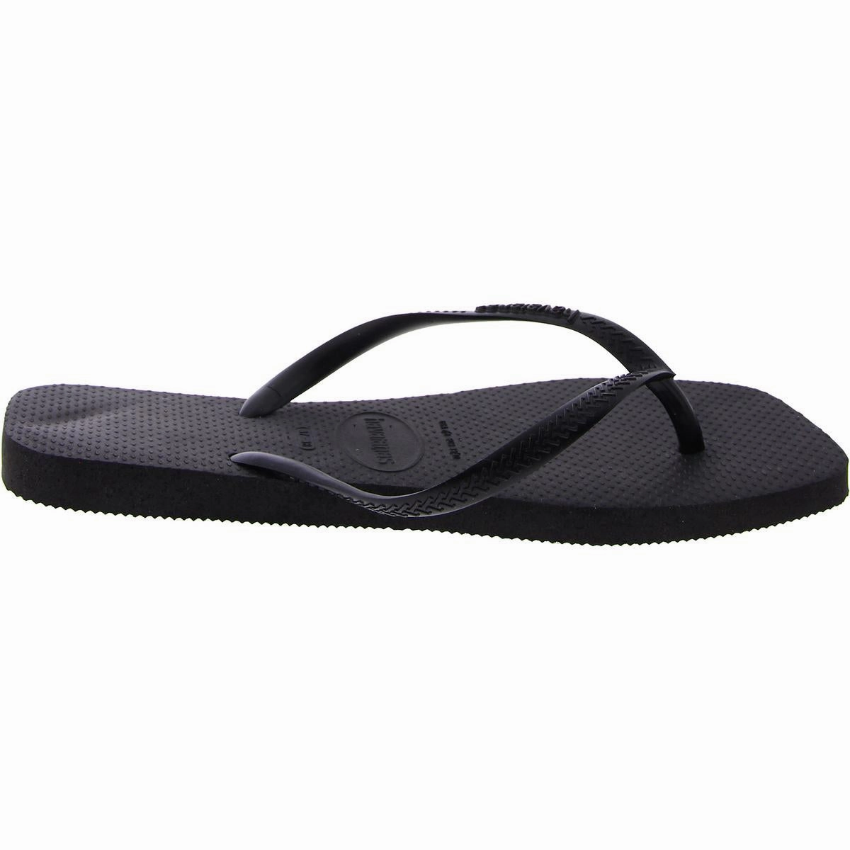 Womens Square Toe Thong Flip-Flops