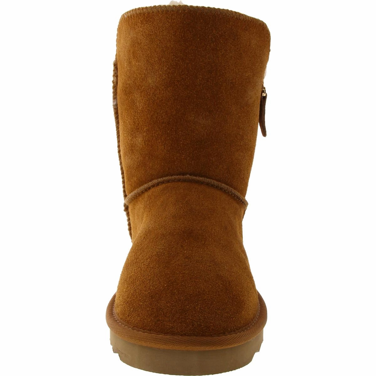 Womens Suede Cold Weather Shearling Boots
