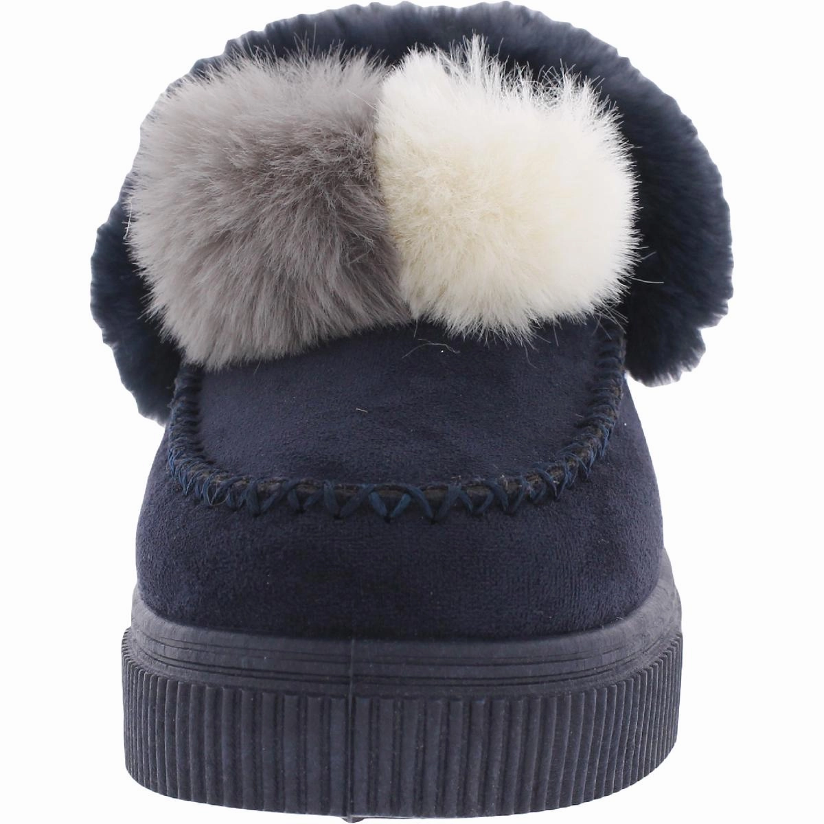 Womens Suede Slip On Loafer Slippers