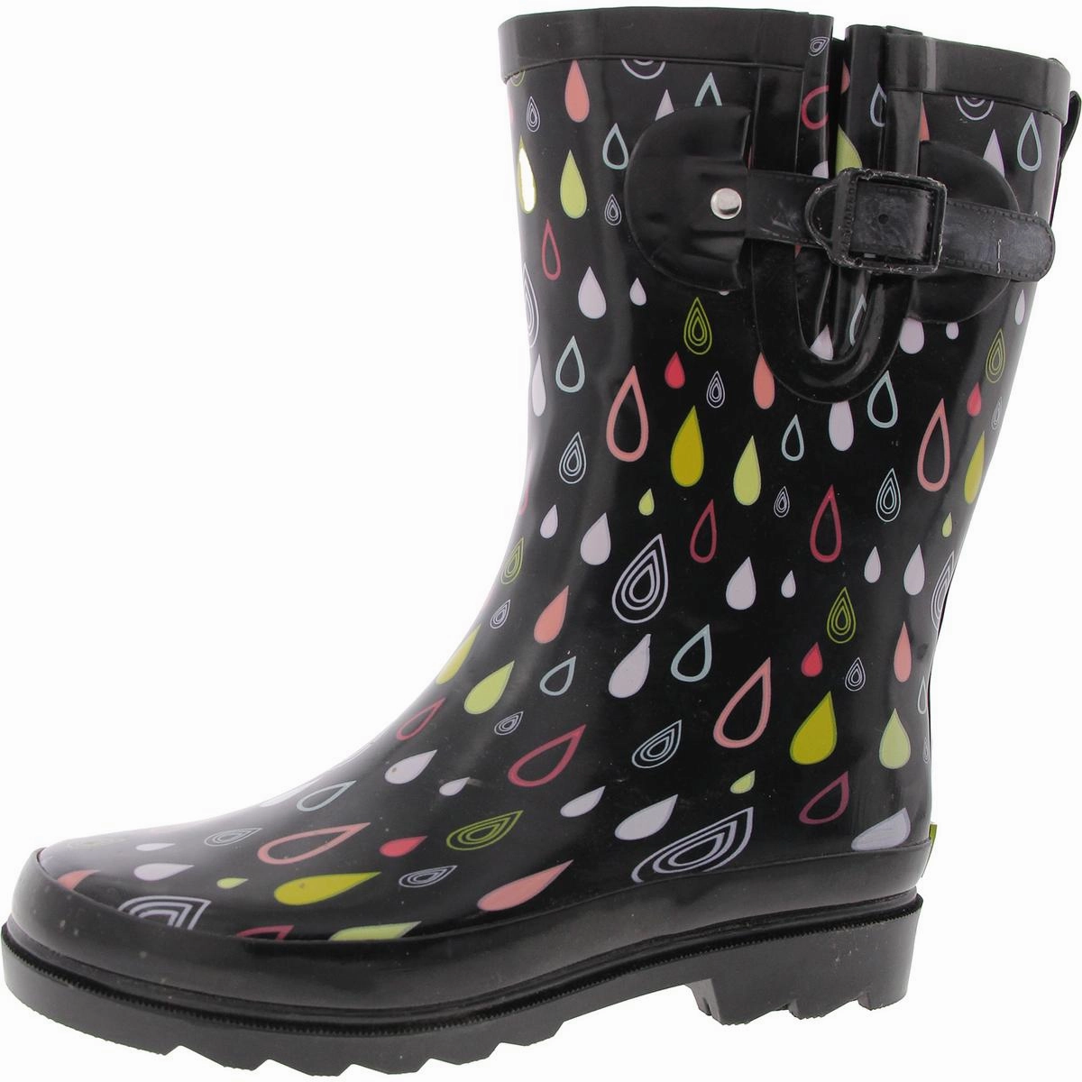 Womens Water Resistant Polyester Rain Boots