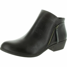 Womens Zipper Faux Leather Shooties Comfortable Womens Boots low price