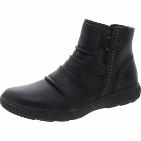 Womens Zipper Leather Ankle Boots Cheap Womens Boots for winter