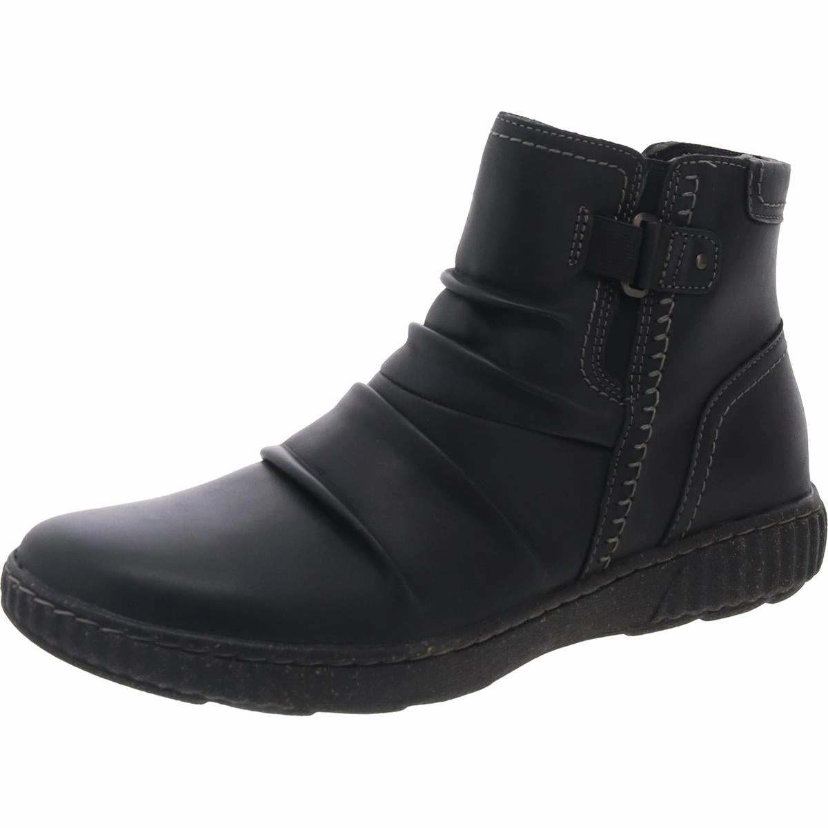 Womens Zipper Leather Ankle Boots Cheap Womens Boots for winter