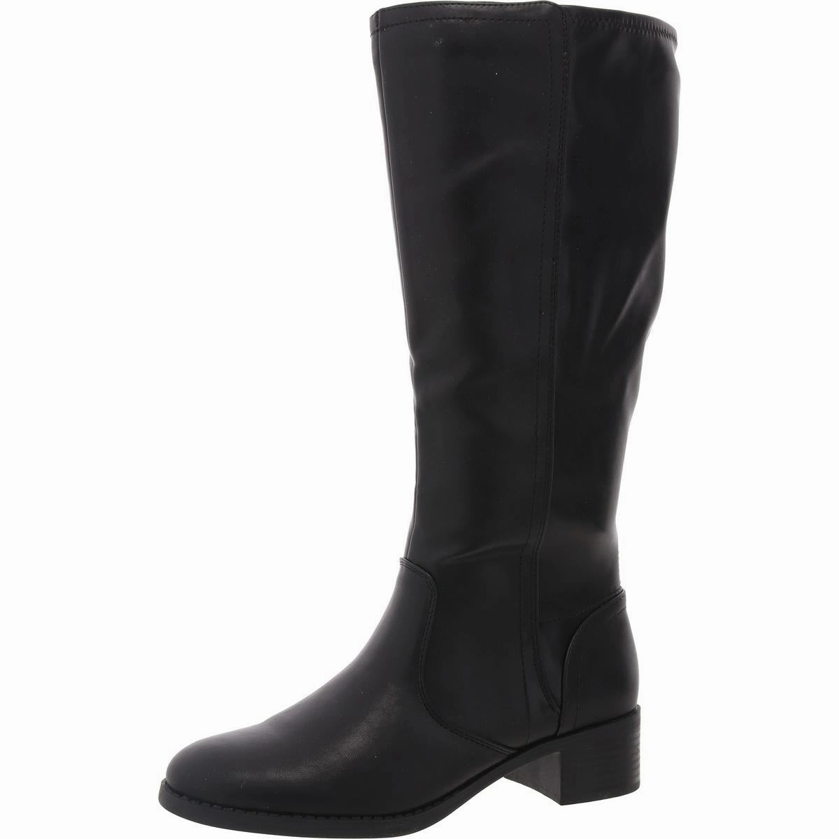 Womens Zipper Manmade Knee-High Boots Cheap Womens Boots for winter