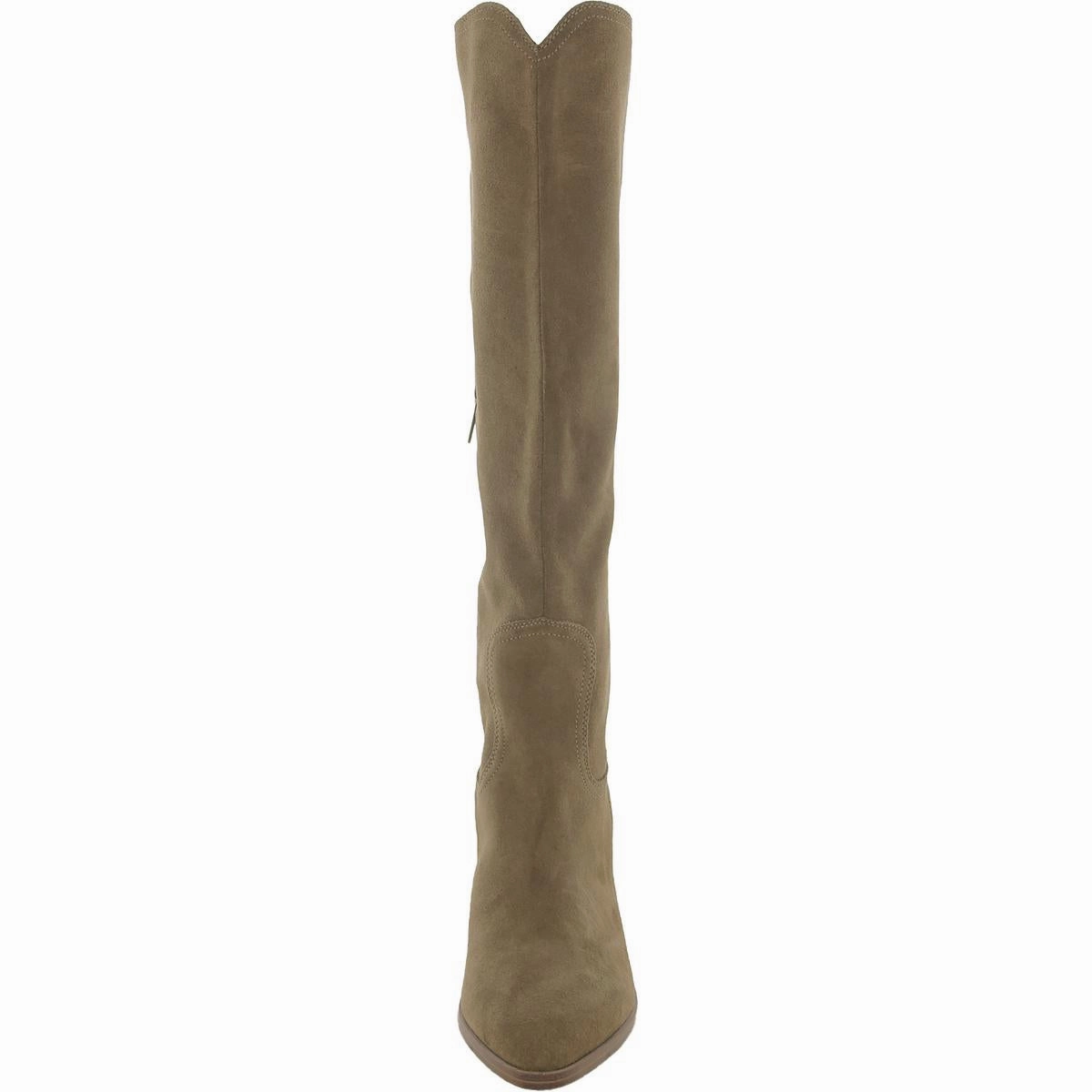 Wrangle Womens Suede Stacked Heel Knee-High Boots