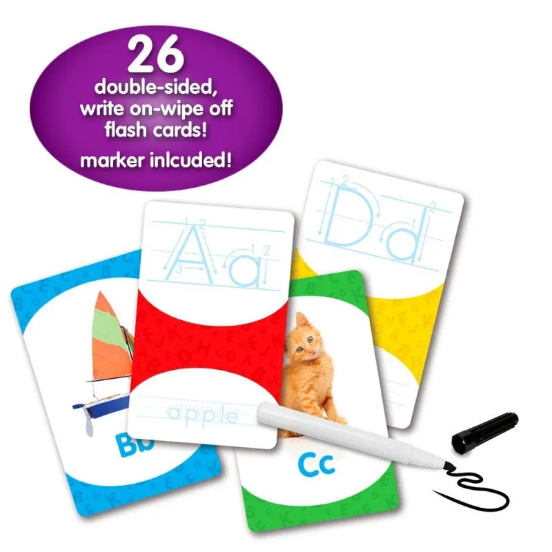 Write & Erase Letters Flash Cards