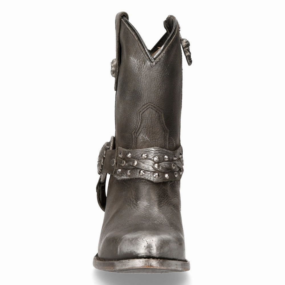 WSTM005-S1 Leather Cowboy Western Boots