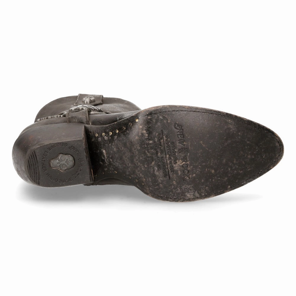 WSTM005-S1 Leather Cowboy Western Boots