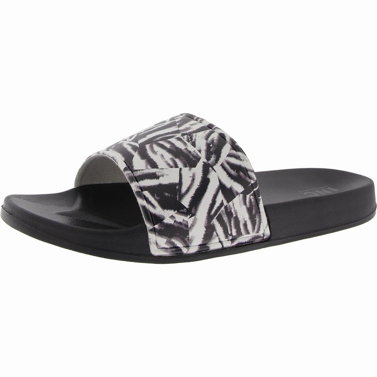 Xander Mens Peep-Toe Footbed Pool Slides
