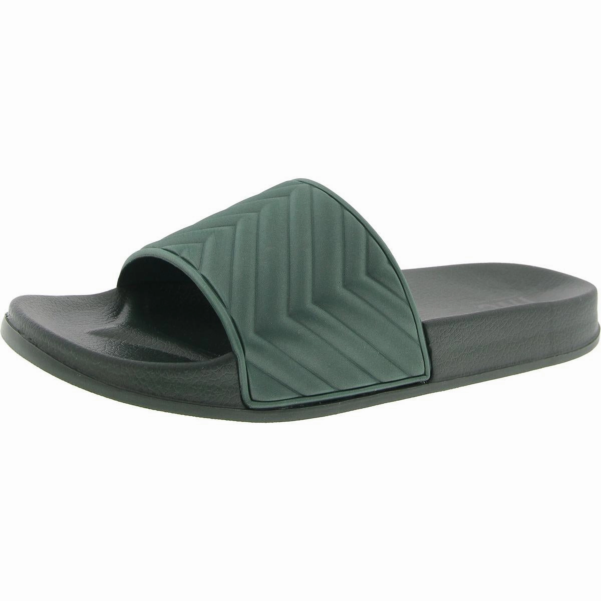 Xander Mens Peep-Toe Footbed Pool Slides