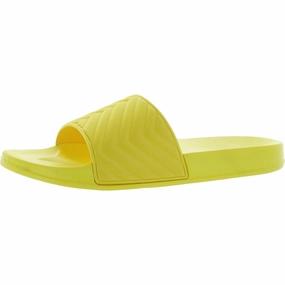 Xander Mens Peep-Toe Footbed Pool Slides Mens Sandals outlet deals