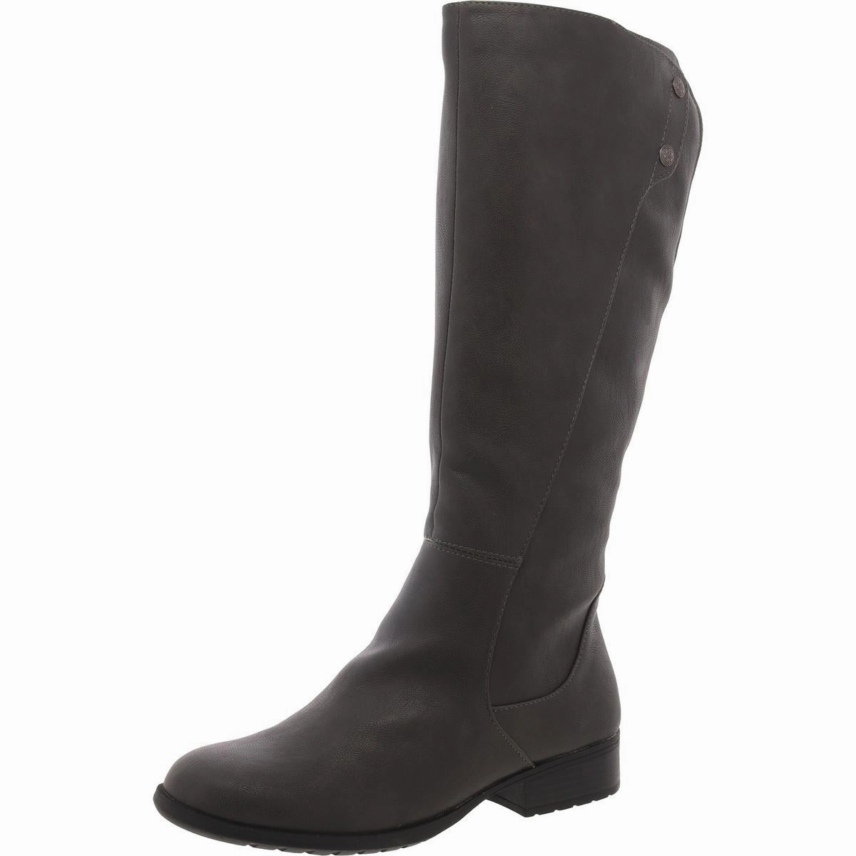 Xripley Womens Faux Leather Tall Riding Boots