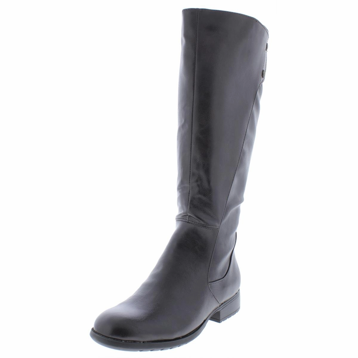 Xripley Womens Faux Leather Tall Riding Boots Comfortable Womens Boots low price