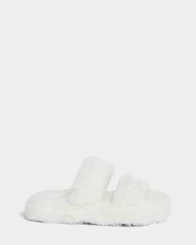 ZETA WOMEN'S FAUX FUR PLATFORM SLIPPERS Womens Slippers at low price