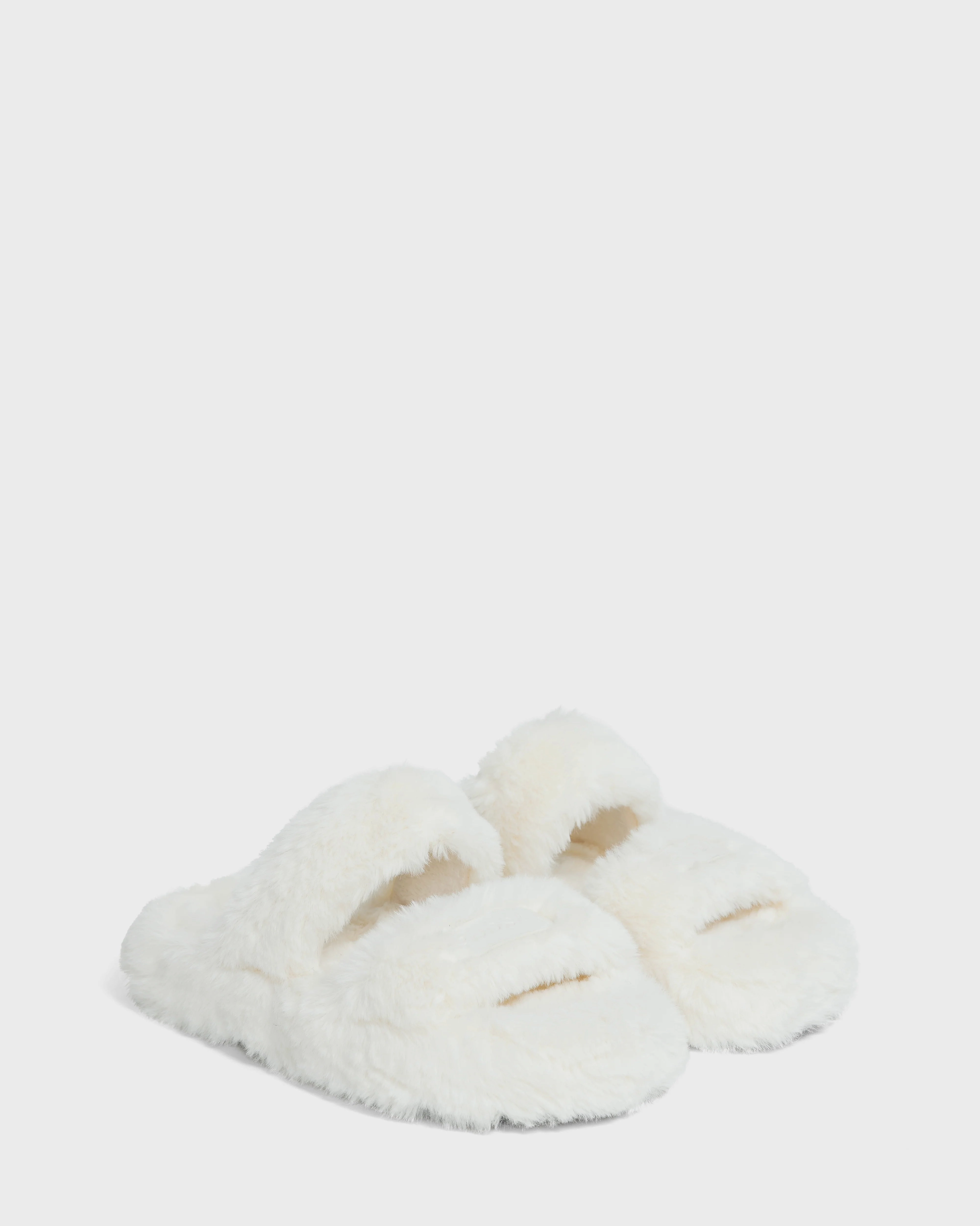ZETA WOMEN'S FAUX FUR PLATFORM SLIPPERS