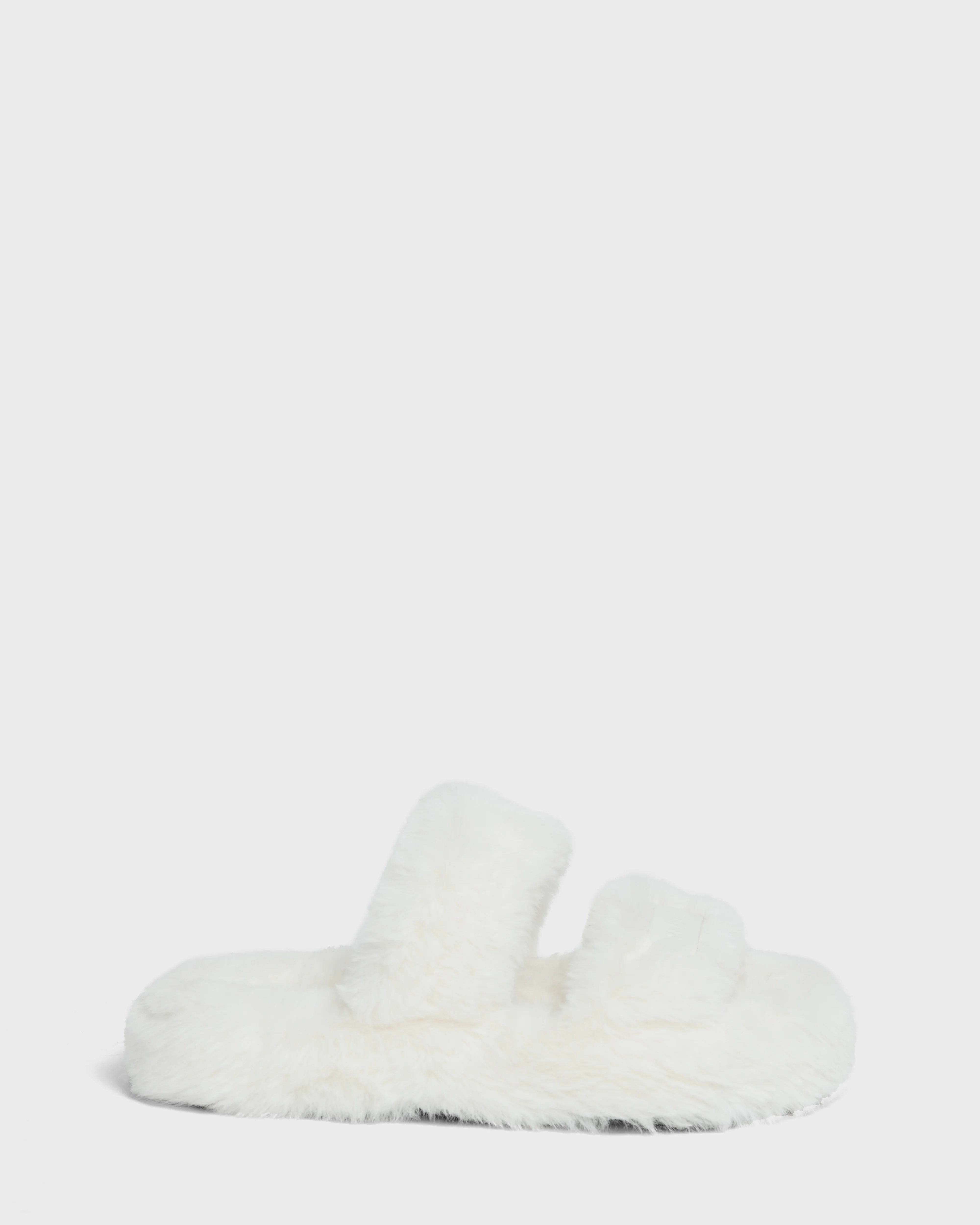 ZETA WOMEN'S FAUX FUR PLATFORM SLIPPERS Womens Slippers at low price