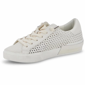 Zina Perf 360 Womens Leather Lace-Up Casual And Fashion Sneakers Trendy Womens Sneakers for sale
