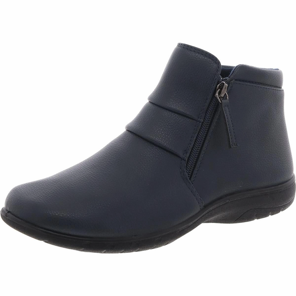Zozo Womens Solid Manmade Ankle Boots Womens Winter Boots promo deal
