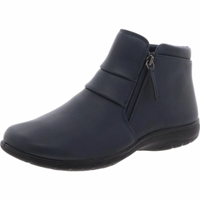 Zozo Womens Solid Manmade Ankle Boots Womens Winter Boots promo deal